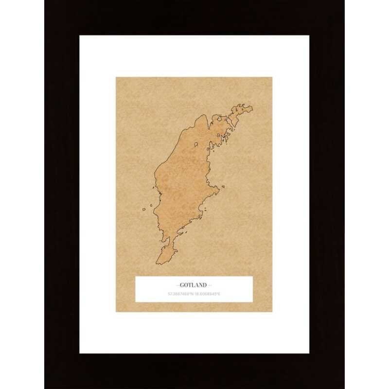 Kartposter Gotland Poster