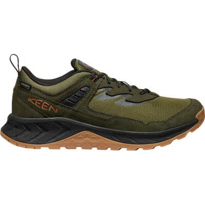 Keen Men's Hightrail Waterproof Hiking Shoe WinterMoss/Gold Flame