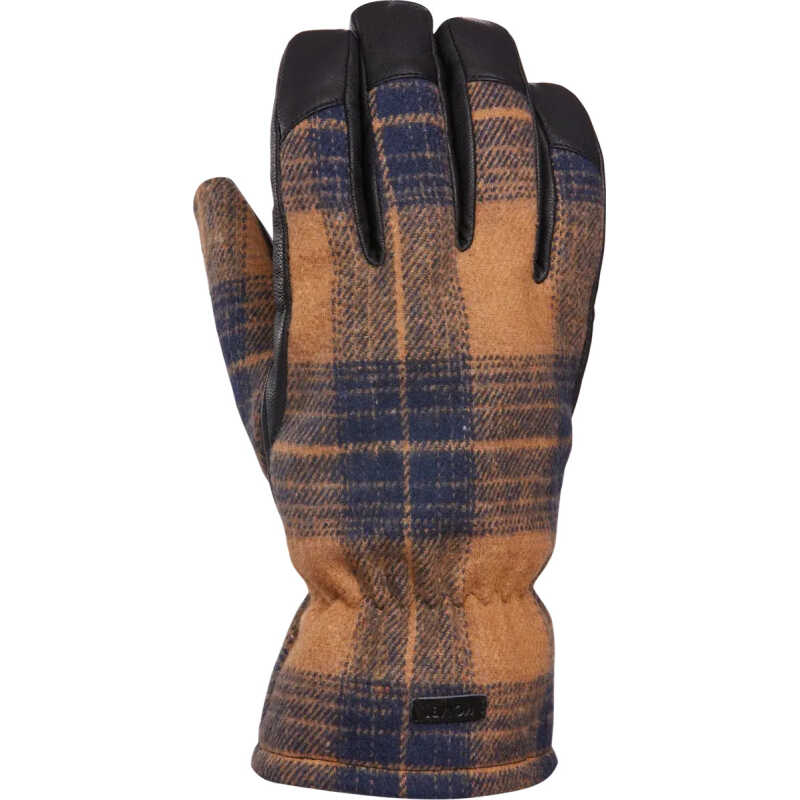 Kombi Men's Lumberjack Wool Blend Gloves Brown Tartan Kombi Men's Lumberjack Wool Blend Gloves Brown Tartan