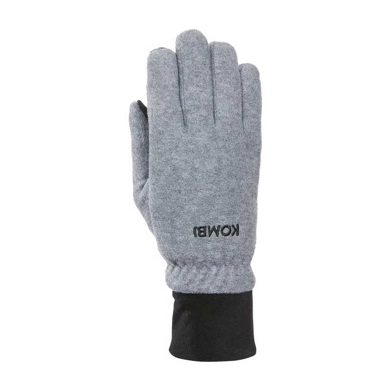 Kombi Men's Windguardian Fleece Gloves Heather Grey