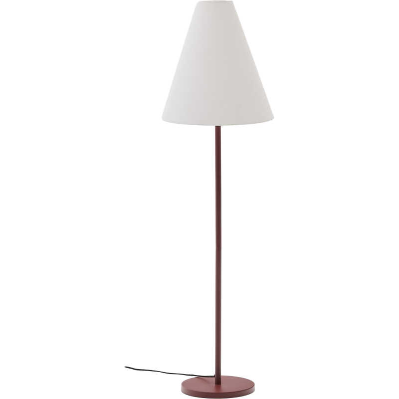 LAFORMA Navat golvlampa - vit bomull och terrakottametall