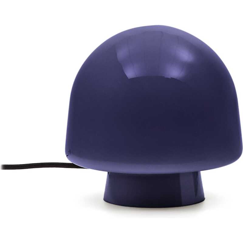 LAFORMA Reig bordslampa, rund - blått glas