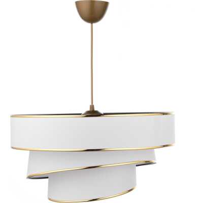 LUMI Couper taklampa - bomull och guld