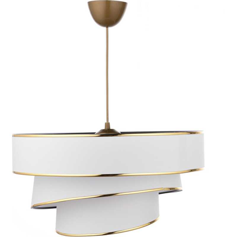 LUMI Couper taklampa - bomull och guld