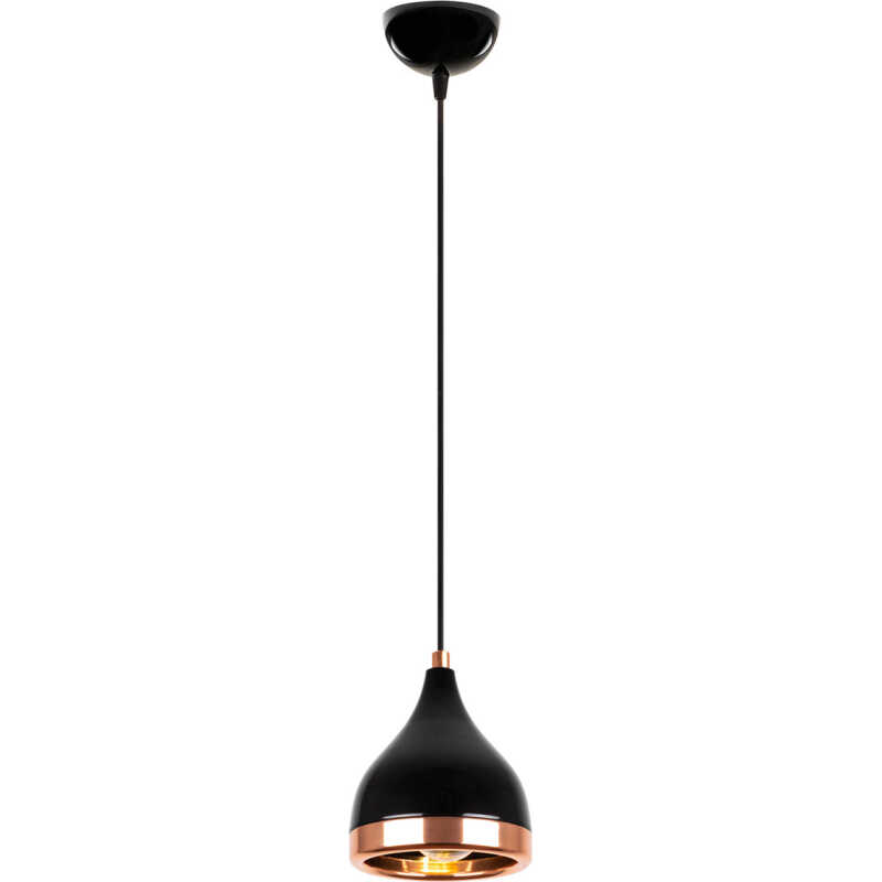 LUMI Y? ldo taklampa, w. justerbar höjd - koppar och svart metall LUMI Y? ldo taklampa, w. justerbar höjd - koppar och svart metall