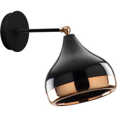 LUMI Y? ldo vägglampa - svart och kopparjärn