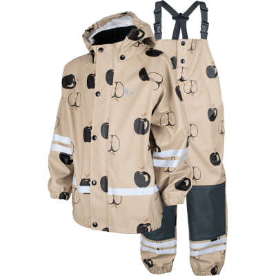 Lindberg Kids' Vattholma Rain Set Potato/black