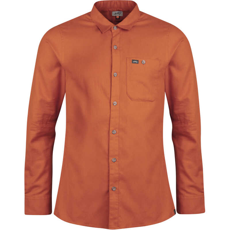 Lundhags Men's Ekren Solid Long Sleeve Shirt Amber Lundhags Men's Ekren Solid Long Sleeve Shirt Amber