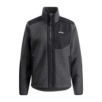 Lundhags Men's Saruk Wool Pile Mid Full Zip Charcoal