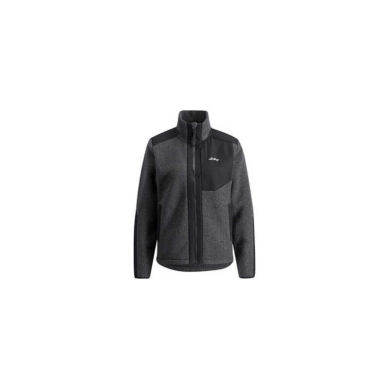 Lundhags Men's Saruk Wool Pile Mid Full Zip Charcoal