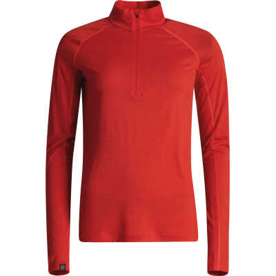 Lundhags Women's Gimmer Merino Light 1/2 Zip Lively Red