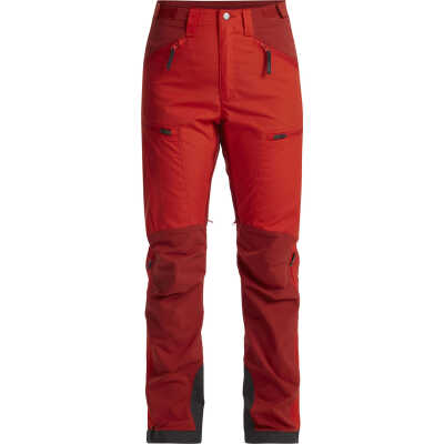 Lundhags Women's Makke High Waist Curved Pant Lively Red/Mellow Red