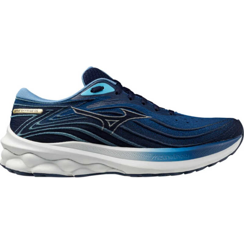Mizuno Men's Wave Skyrise 5 Classic Blue/Plein Air/River B Mizuno Men's Wave Skyrise 5 Classic Blue/Plein Air/River B