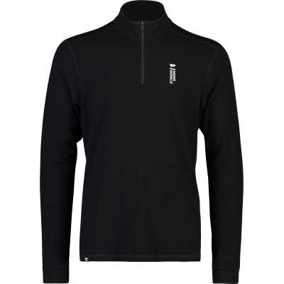 Mons Royale Men's Cascade Merino Flex 200 1/4 Zip Black