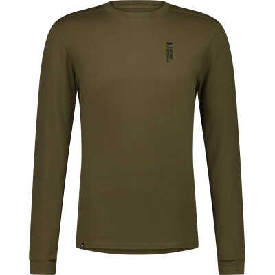 Mons Royale Men's Cascade Merino Flex 200 Long Sleeve Dark Olive