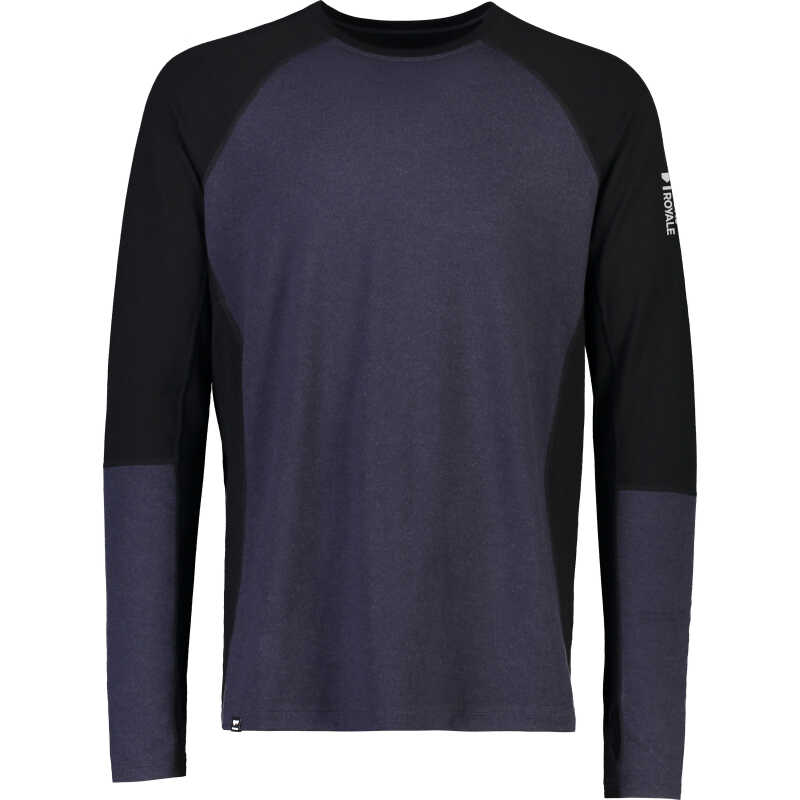 Mons Royale Men's Olympus Long Sleeve Black/Iron Mons Royale Men's Olympus Long Sleeve Black/Iron