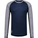 Mons Royale Men's Temple Tech LS Grey Heather/midnight