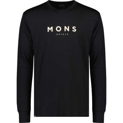 Mons Royale Men's Yotei Classic Longsleeve Black