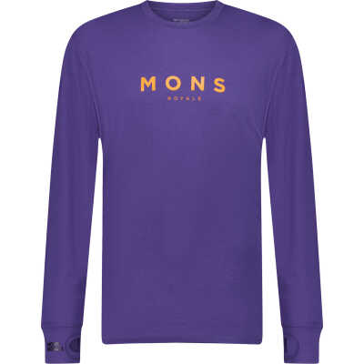 Mons Royale Men's Yotei Classic Longsleeve Violet