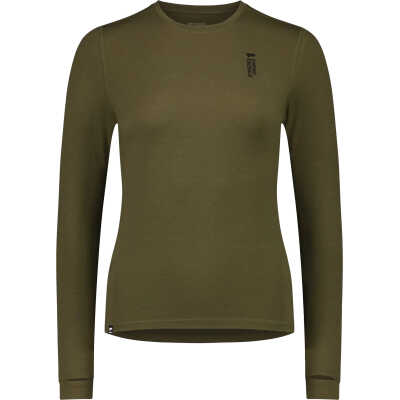 Mons Royale Women's Cascade Merino Flex 200 Long Sleeve Dark Olive