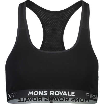 Mons Royale Women's Sierra Sports Bra Black