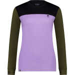 Mons Royale Women's Yotei Longsleeve Lupin/dark Olive/black