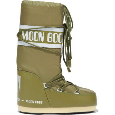 Moon Boot Kids' Icon Nylon Boots Khaki