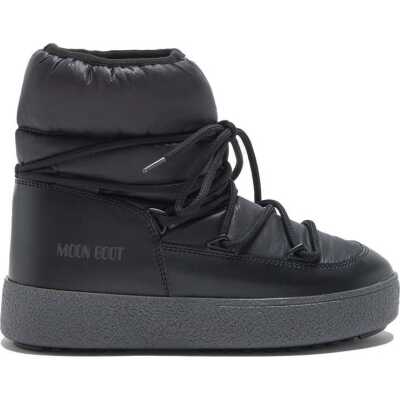 Moon Boot Women's Low Track Low Nylon Water-Repellent Black