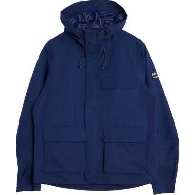 Mountain Works Unisex Utility Hybrid Rain Jacket Dress Blue