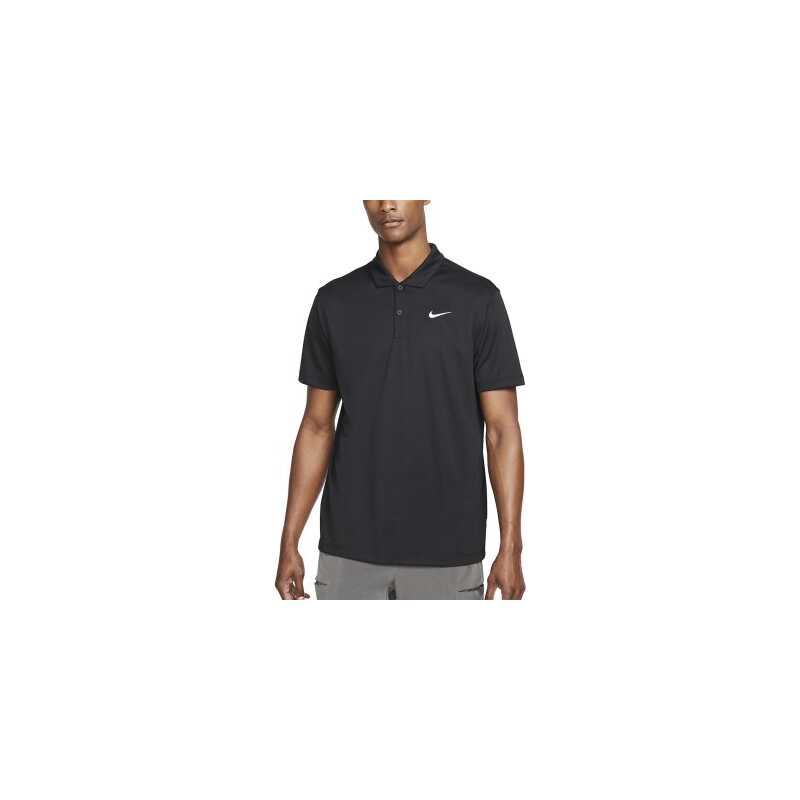 NIKE Court DriFit Polo Black Mens