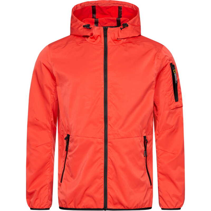 National Geographic Men's Jacket Super Light Poppy Red