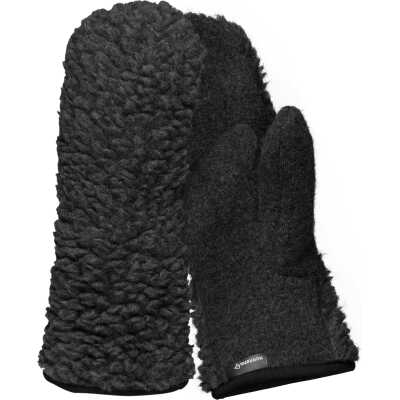 Norr⌀na /29 Wool Pile Liner Mittens Caviar