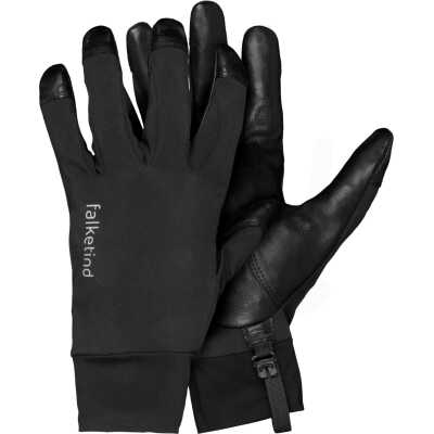 Norr⌀na Falketind Windstopper Short Gloves Caviar