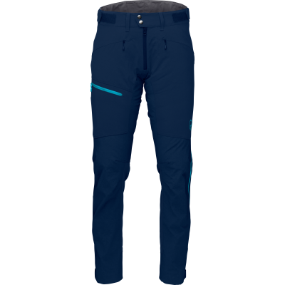 Norr⌀na Men's Falketind Flex1 Heavy Duty Pants Indigo Night/Hawaiian surf
