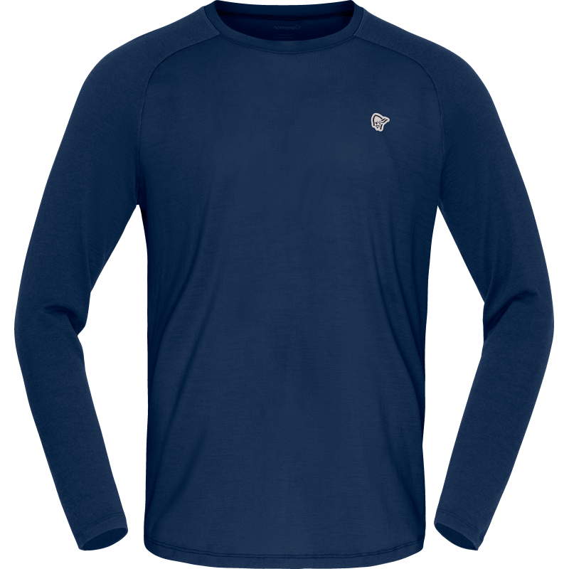 Norr⌀na Men's Femund pureUll Long Sleeve Indigo Night Norr⌀na Men's Femund pureUll Long Sleeve Indigo Night
