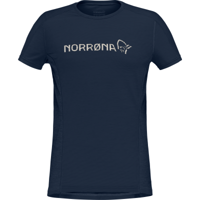 Norr⌀na Women's Falketind Equaliser Merino T-Shirt Indigo Night