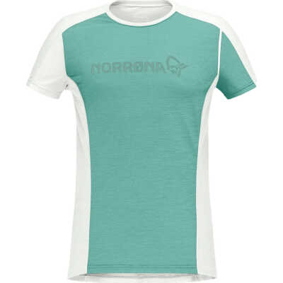 Norr⌀na Women's Falketind Equaliser Merino T-Shirt Malachite Green