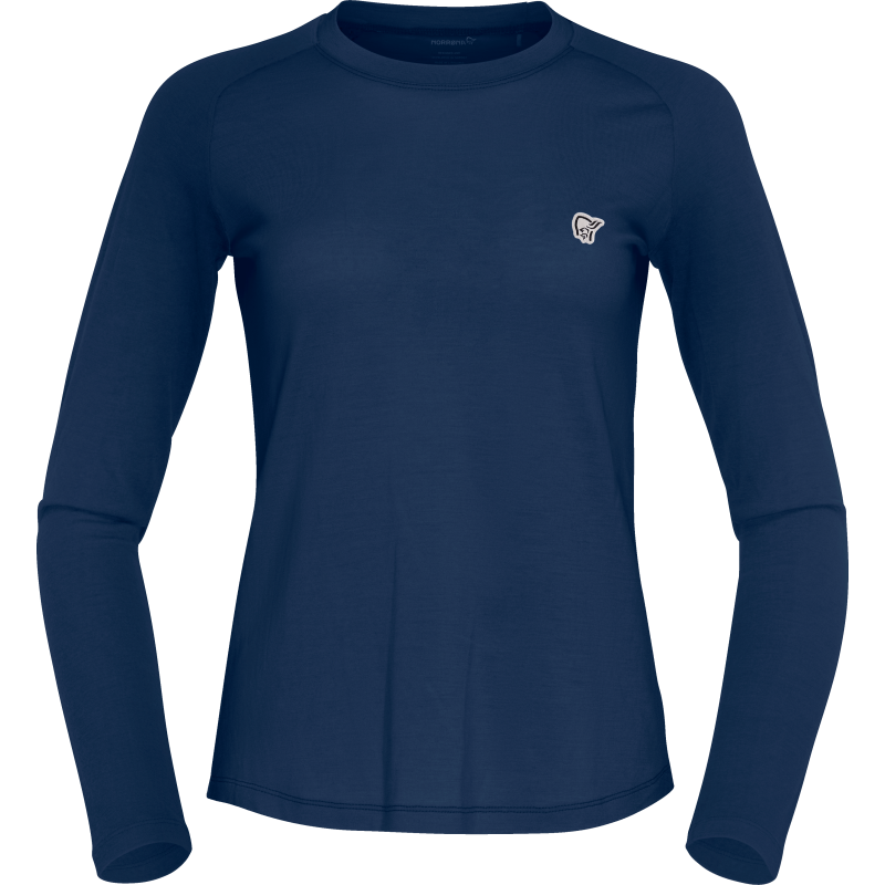 Norr⌀na Women's Femund pureUll Long Sleeve Indigo Night Norr⌀na Women's Femund pureUll Long Sleeve Indigo Night