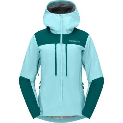 Norr⌀na Women's Trollveggen Gore-Tex Pro Light Jacket Clearwater