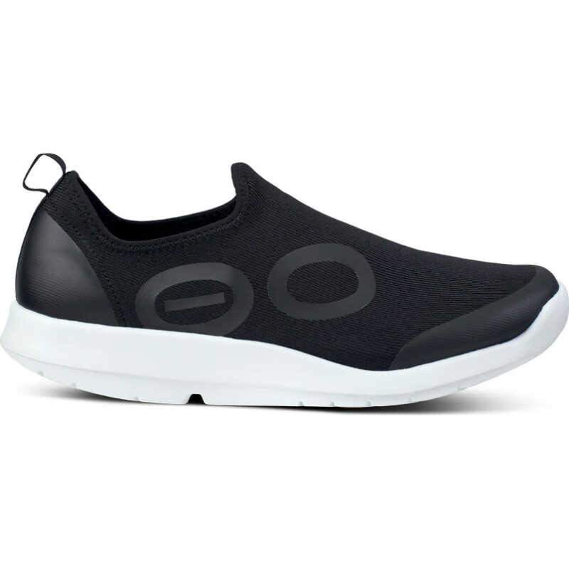 OOFOS Men's Oomg Sport Low Shoe White/Black