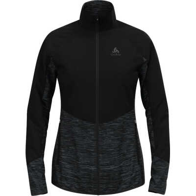 Odlo Women's Run Easy Warm Hybrid Jacket Black - Black