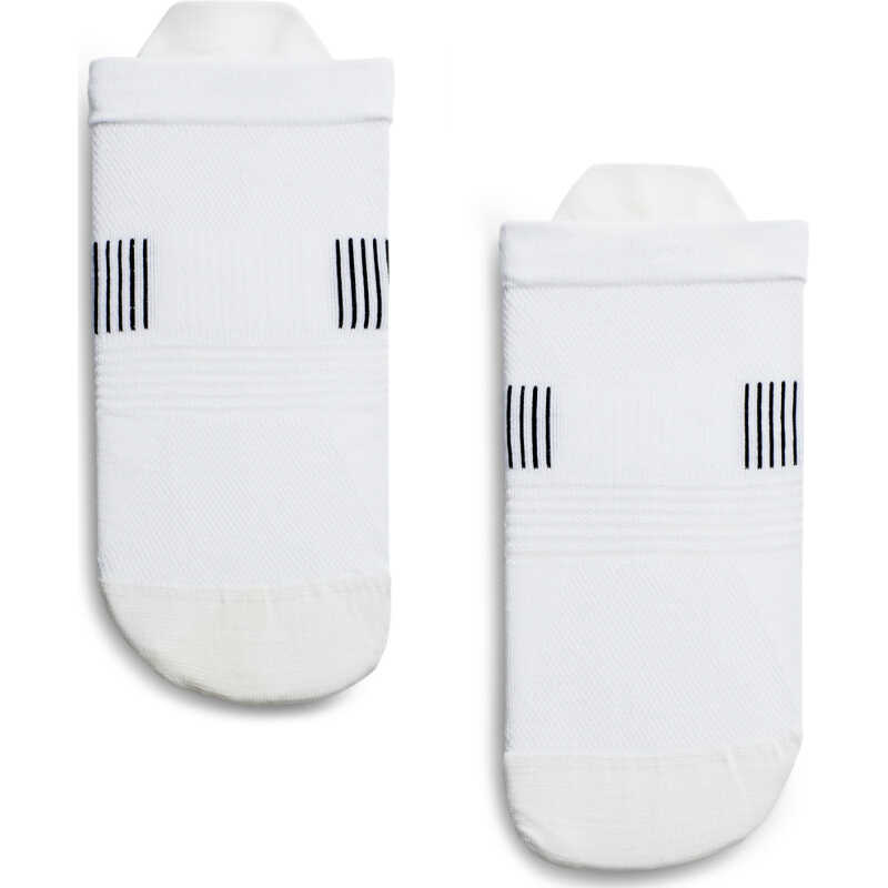 On Women's Performance Mid Sock White/Black On Women's Performance Mid Sock White/Black