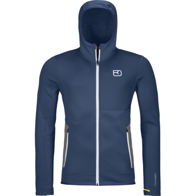 Ortovox Men's Fleece Hoody Deep Ocean