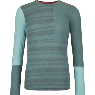 Ortovox Women's 185 Rock'N'Wool Long Sleeve Arctic Grey