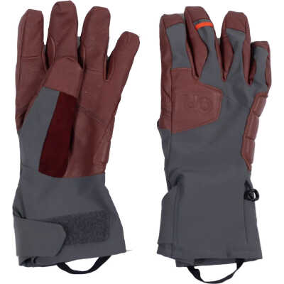 Outdoor Research Men's Extravert Gloves Charcoal/Brick