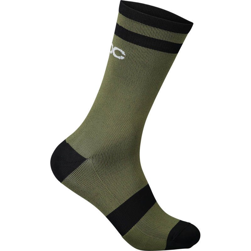 POC Lure MTB Sock Long Epidote Green/Uranium Black