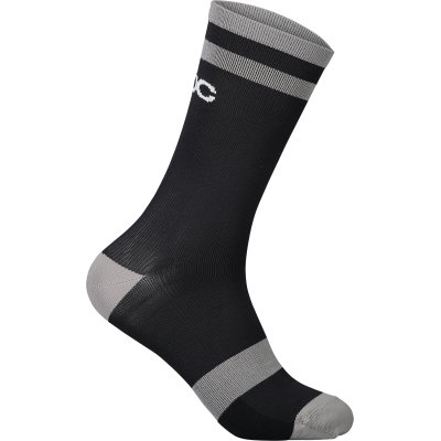 POC Lure MTB Sock Long Uranium Black/Granite Grey