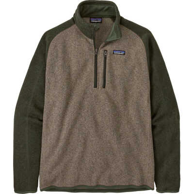 Patagonia Men's Better Sweater 1/4 Zip Seabird Grey