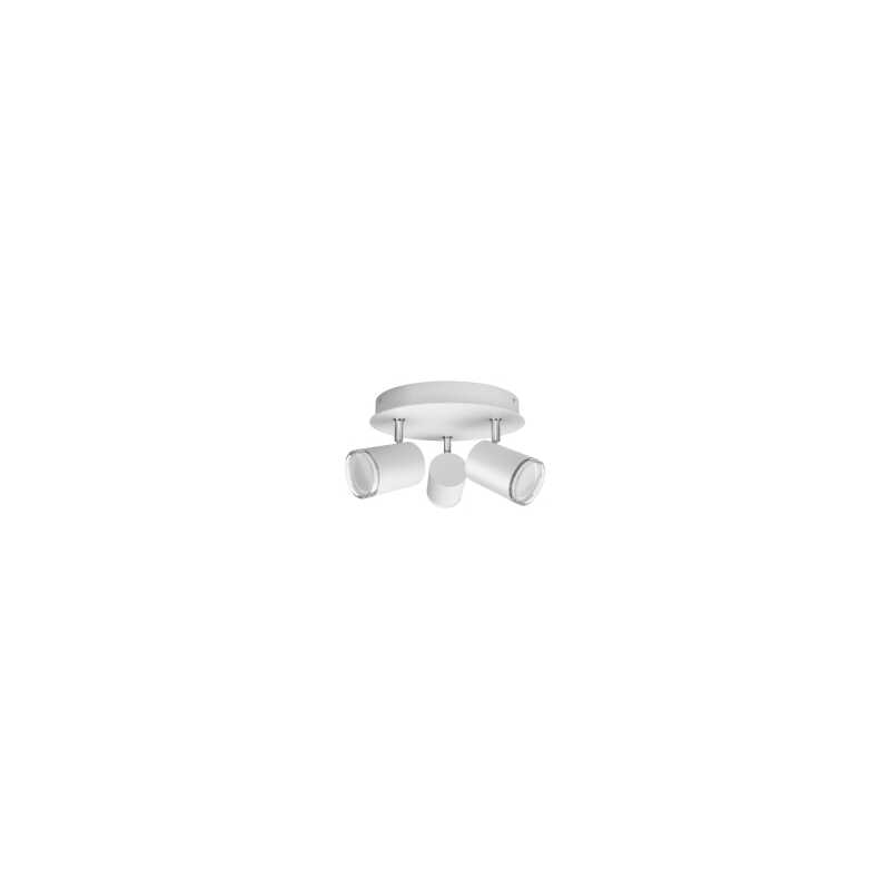 Philips Hue White ambiance Adore Bathroom - Takspotlight - LED-spotlight x 3 - GU10 - totalt: 15 W (motsvarande 150 W) - klass G - varmt till kallt vitt ljus - 2200-6500 K - vit