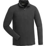 Pinewood Men's Abisko Merino Base Layer Half Zip Smoke Black